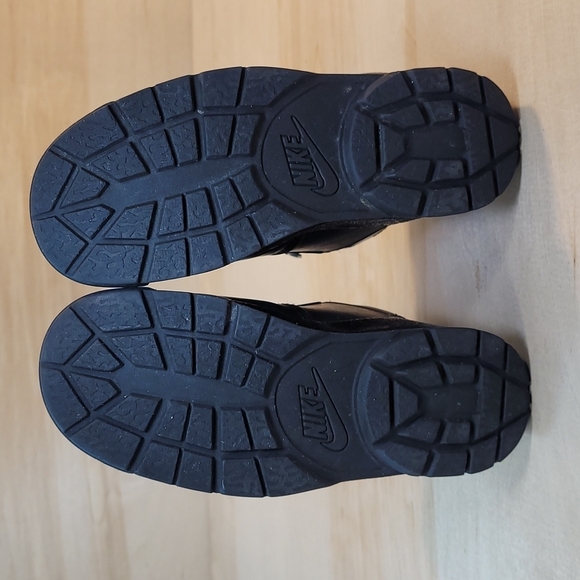 Nike Goadome Black Leather Kids Boots  314610-002 - Picture 9 of 11